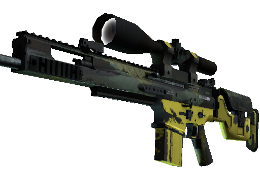SCAR-20(StatTrak™) | 丛林滑流 (久经沙场)