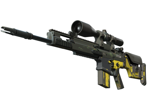 SCAR-20(StatTrak™) | 丛林滑流 (战痕累累)