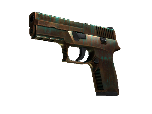 P250（StatTrak™） | 铜绿 (破损不堪)