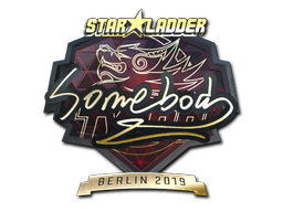 印花 | somebody(金色)| 2019年柏林锦标赛