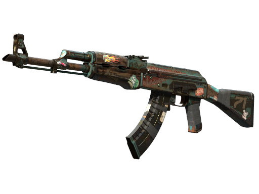 AK-47(StatTrak™) | 复古浪潮 (战痕累累)