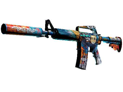 M4A1 消音型(StatTrak™) | 二号玩家 (破损不堪)