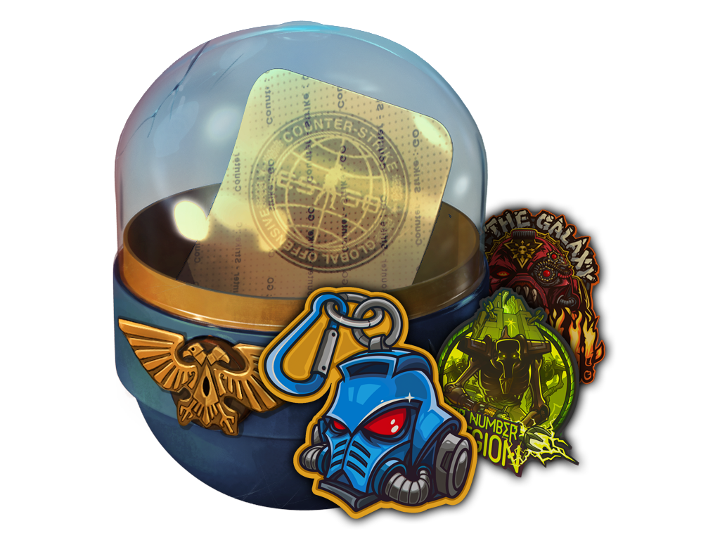 战锤40k印花胶囊