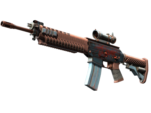 SG 553 | 锈蚀之刃 (略有磨损)