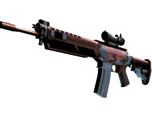 SG 553(StatTrak™) | 锈蚀之刃 (略有磨损)