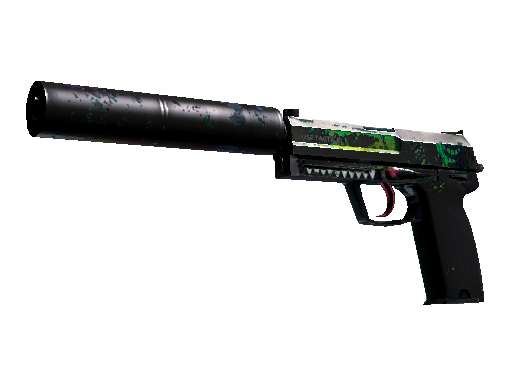 USP 消音版（StatTrak™） | 小绿怪 (战痕累累)