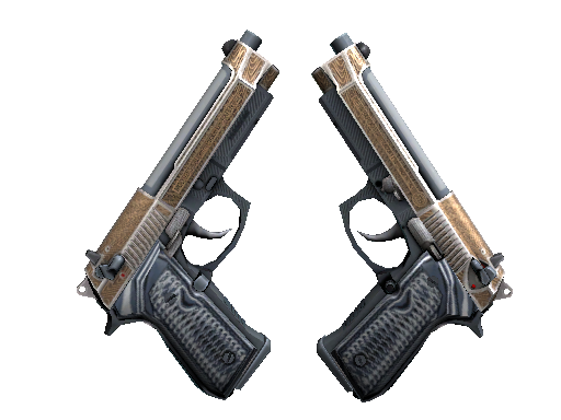 双持贝瑞塔 | 胶面花纹 (略有磨损)