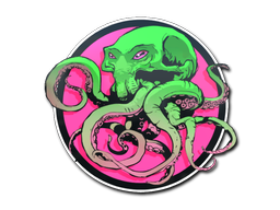 印花 | 骷髅章鱼（西瓜）