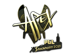 印花 | apEX(金色)| 2021年斯德哥尔摩锦标赛