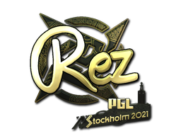 印花 | REZ(金色)| 2021年斯德哥尔摩锦标赛