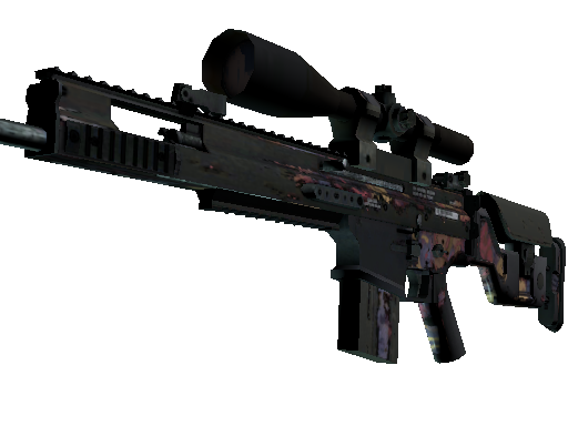 SCAR-20 | 暗夜活死鸡 (战痕累累)