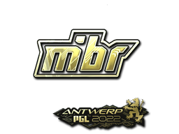 印花 | MIBR(金色)| 2022年安特卫普锦标赛