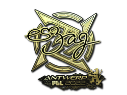 印花 | es3tag（金色） | 2022年安特卫普锦标赛