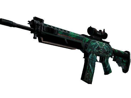 SG 553(StatTrak™) | 青龙 (战痕累累)