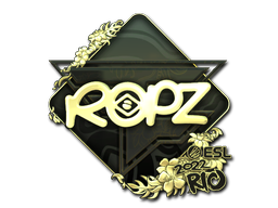 印花 | ropz(金色)| 2022年里约热内卢锦标赛