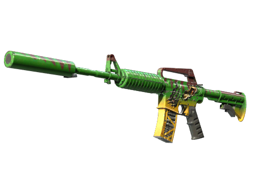 M4A1 消音型(StatTrak™) | 隐伏帝王龙 (破损不堪)