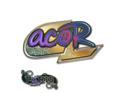 印花 | acoR（全息）| 2023年巴黎锦标赛