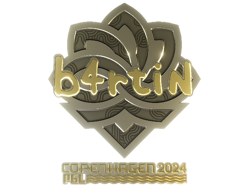 印花 | b4rtiN（金色）| 2024年哥本哈根锦标赛