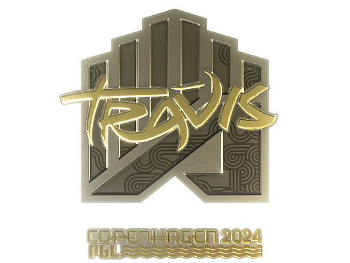 印花 | TRAVIS（金色）| 2024年哥本哈根锦标赛