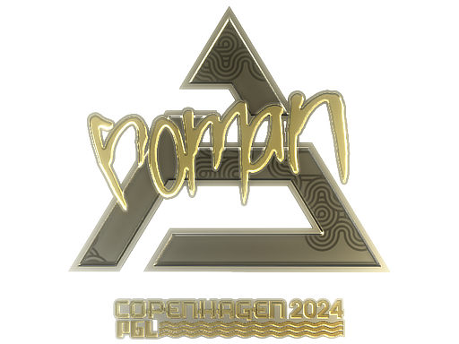 印花 | roman（金色）| 2024年哥本哈根锦标赛