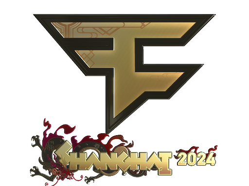 印花 | FaZe Clan(金色)| 2024年上海锦标赛