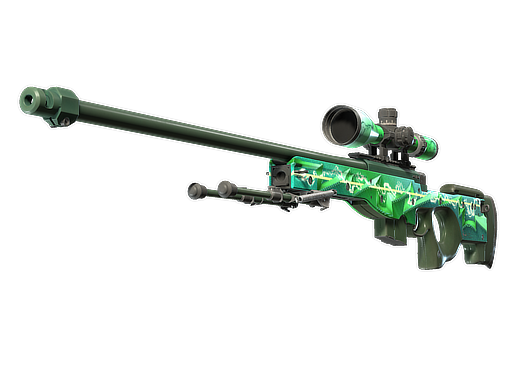 AWP | 一击碧命 (略有磨损)