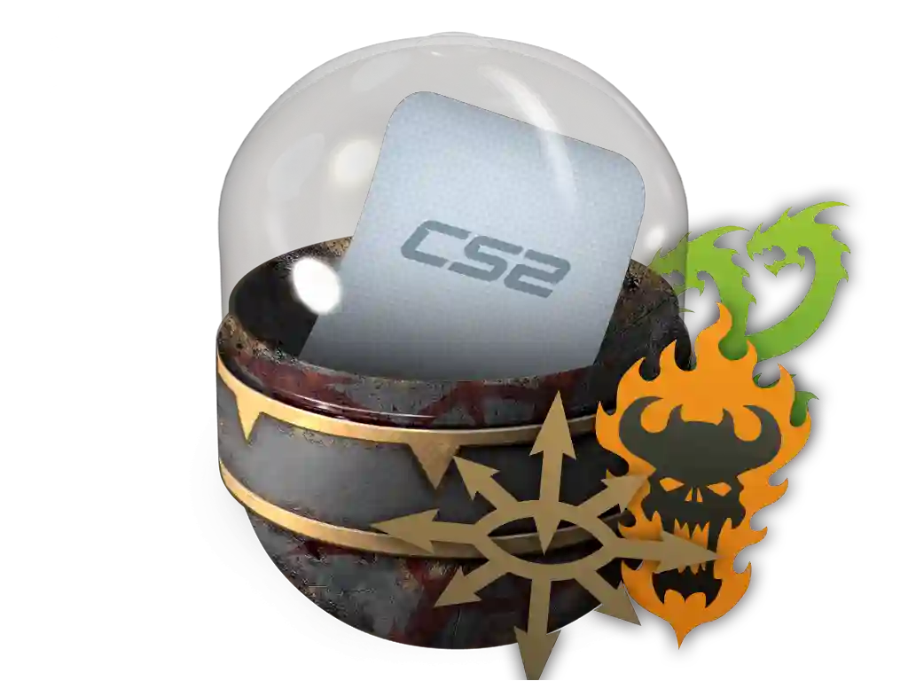 战锤40K混沌星际战士印花胶囊