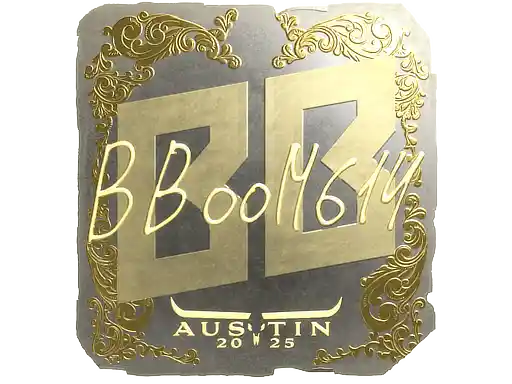 印花 | Boombl4（金色）| 2025年奥斯汀锦标赛