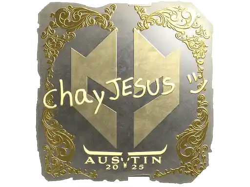 印花 | chayJESUS（金色）| 2025年奥斯汀锦标赛