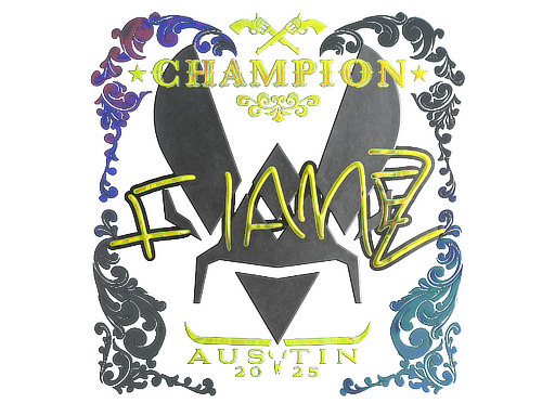 印花 | FlameZ（全息，冠军）| 2025年奥斯汀锦标赛