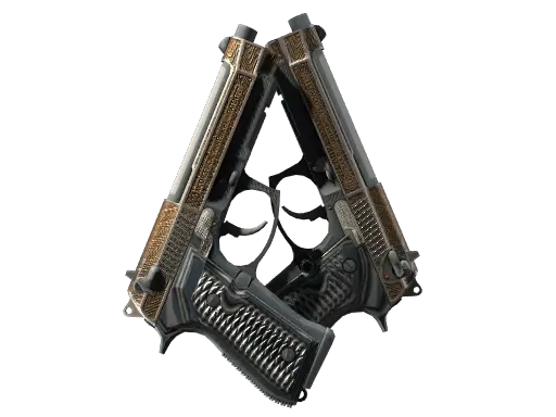 双持贝瑞塔(StatTrak™) | 胶面花纹 (崭新出厂)