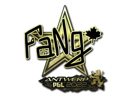 印花 | FaNg（金色） | 2022年安特卫普锦标赛
