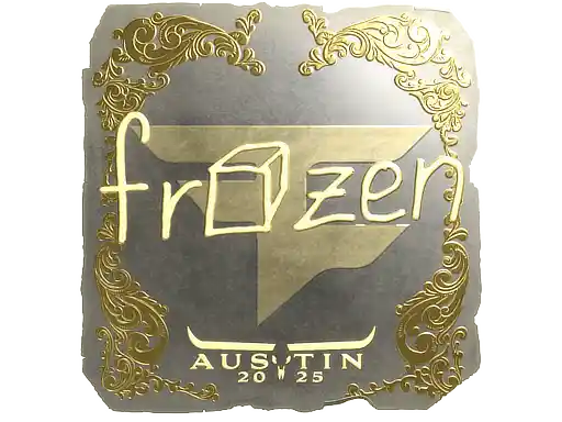印花 | frozen（金色）| 2025年奥斯汀锦标赛