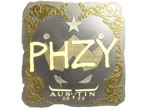 印花 | phzy（金色）| 2025年奥斯汀锦标赛
