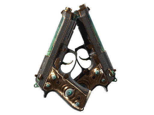 双持贝瑞塔（StatTrak™） | 天矢之眼 (久经沙场)