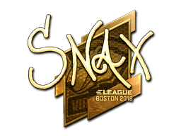 印花 | Snax(金色)| 2018年波士顿锦标赛