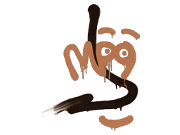 封装的涂鸦 | MP9压枪 (黄褐)