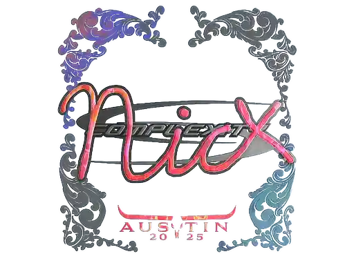 印花 | nicx（全息）| 2025年奥斯汀锦标赛