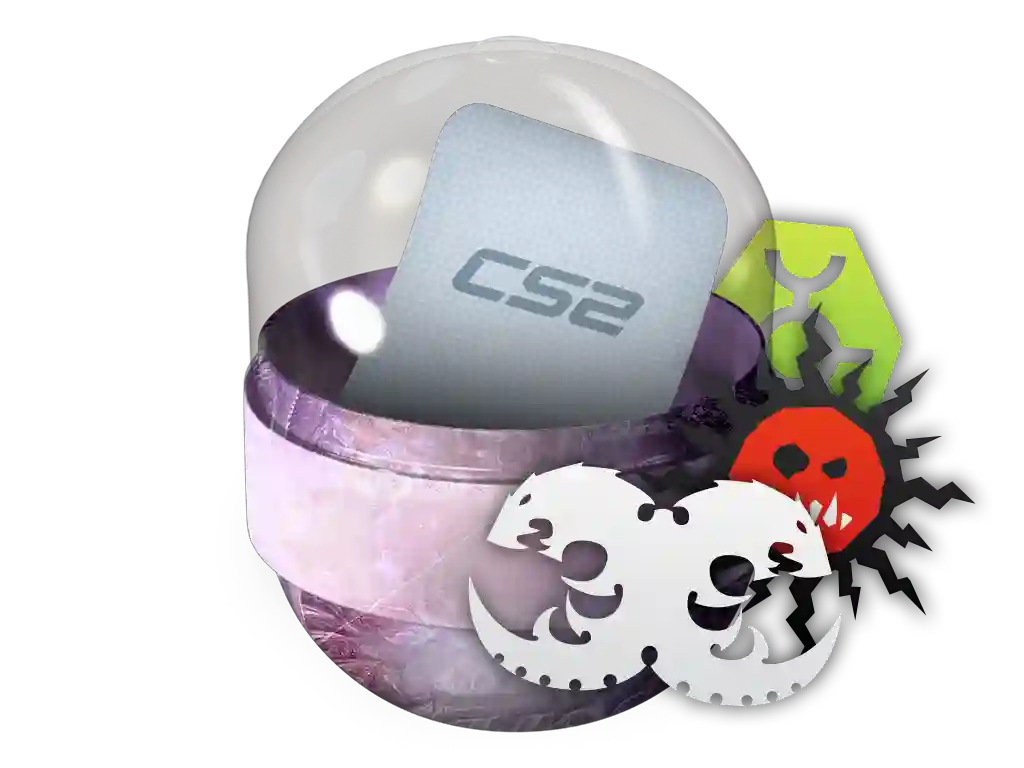 战锤40K异形印花胶囊