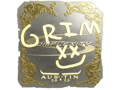 印花 | Grim（金色）| 2025年奥斯汀锦标赛