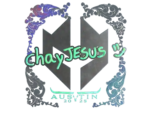 印花 | chayJESUS（全息）| 2025年奥斯汀锦标赛