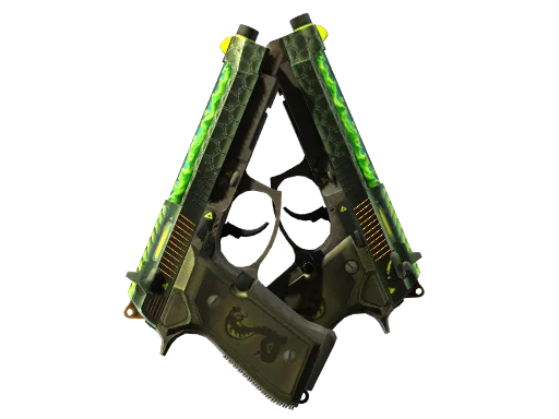 双持贝瑞塔（StatTrak™） | 毒蛇袭击 (略有磨损)