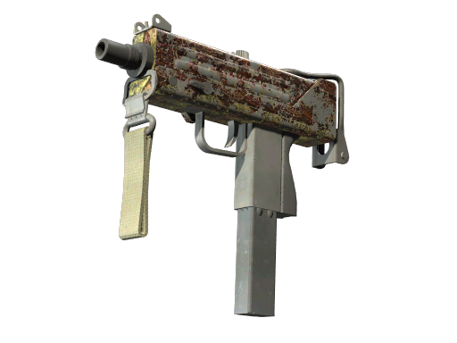 MAC-10 | 赤金锁链 (战痕累累)