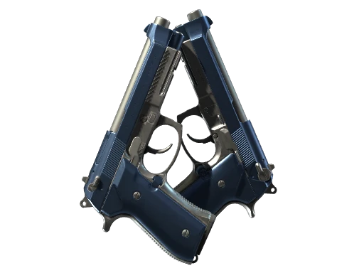 双持贝瑞塔 | 深蓝电镀处理 (略有磨损)