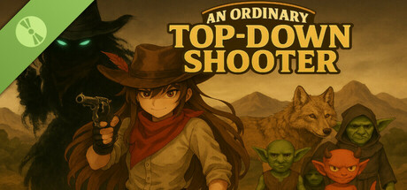 一個普通的俯視角射擊遊戲 Demo